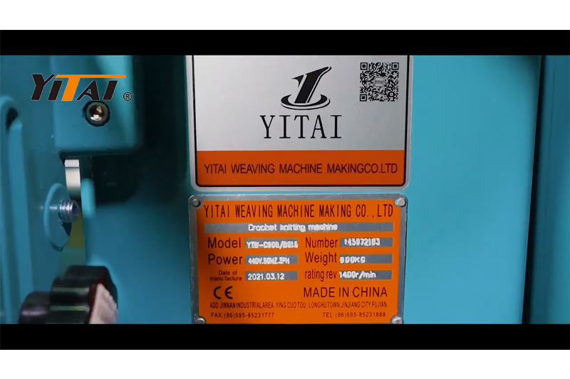 Mesin rajut rajutan berkecepatan tinggi Yitai dengan alat pemanas, menghemat produksi satu langkah, menghemat biaya